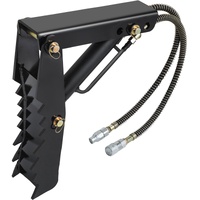 61cm Hydraulic Backhoe Excavator Thumb Attachments Weld On 1.27cm Teeth Thick Steel Plate Assembly 12MM Bolt-On Design with Hydraulic Cylinder