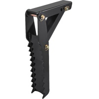 32 inch Backhoe Excavator Thumb Attachments Weld On Adjustable Boom Tractor Excavator 1/2Inch Teeth Thick Steel Plate Assembly 12MM Bolt-On Design