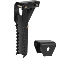 Backhoe Excavator Thumb Attachments, 91.44 cm Adjustable Extreme Weld On Backhoe Thumb Hoe Clamp 1.27 cm Inch Teeth Thick Steel Plate 16MM Assembly Bo