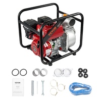 Gasoline Engine Water Pump Gas Powered Transfer Pump 80 mm 7HP 4-Stroke