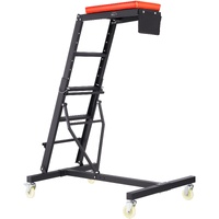 Top Automotive Creeper, Engine Creeper with Adjustable Height 45.7" to 66.3",181.44KGS Capacity High Creeper, 4 Swivel Caster Wheels, Heavy Duty Folda