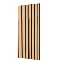 Wood Slat Acoustic Panels 23.6 x 47.2 inch for Modern Wall Decor Light Oak