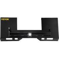 Universal Skid Steer Mount Plate 6.35mmThick Skid Steer Plate Attachment1360.78kgWeight Capacity Quick Attach Mount Plate Steel Adapter Loader Easy to