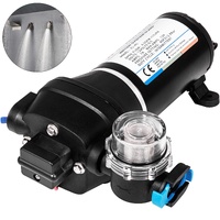Water Pressure Diaphragm Pump, 12V FL-40 High Pressure Diaphragm Water Pump, 40PSI Automatic Self Priming Water Pump, 17L/MIN Misting Booster Sprayer 
