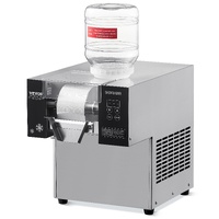 Commercial Snowflake Ice Machine, 176.4LBS/24H Snowflake Ice Maker, Stainless Steel Ice Shaver Machine, Electric Snow Cone Maker, Air Cooling System f