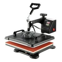 1400W Heat Press Machine 8 In 1 Sublimation Steel Frame Heat Presses with Temperature And Time Control (12X15INCH 8IN1)