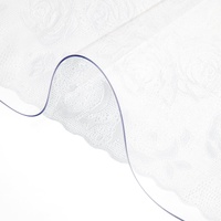 Plastic Table Cover 101.6 x 182.8 cm, 1.5 mm Thick Clear Table Protector, Rectangle Clear Desk Mat, Waterproof & Easy Cleaning for Office Dresser Nigh