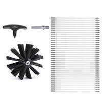 15.24M Dryer Vent Cleaner Kit, 37 Pieces Duct Cleaning Brush, Reinforced Nylon Dryer Vent Brush, Dryer Cleaning Tools Lint Remover with Flexible Lint 