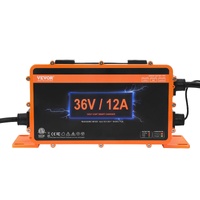 12 AMP Golf Cart Smart Battery Charger for EZGO D-Style IP67 ETL