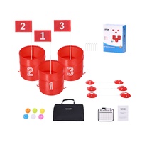 Backyard Golf Game 3 Hole Portable Bucket Golf Game for Kids and Adults