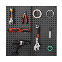 Metal Pegboard Panels609.6 x 304.8 mm2 Panels Wall Organizer for Home