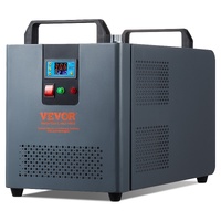 Industrial Water Chiller, KH-6000, 200W Industrial Water Cooler Cooling System with Compressor 12 L Water Tank Capacity 7.8 L/min Max Flow Rate, for C
