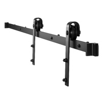 6.6FT Sliding Barn Door Hardware Kit, 330 LBS Weight Capacity, Compatible with 36-40 Inches Width & 1-3/8 to 1-3/4 Inches Thickness Single Sliding Bar