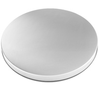 Fire Pit Cover Lid, 27" Portable Firepit Spark Screen,Stainless Steel Steel Metal Cover, Easy-Opening Outdoor Wood Burning and Camping Stove Accessory