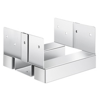6x6 Post Base 10 Pcs, Inner Size 5.49x5.57inch/139.5x141.5mm Concrete Post Anchor, Heavy-Duty Zinc-Plated Carbon Steel Posts Brackets with 1 Inch Stan