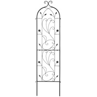 Metal Garden Trellis for Climbing Plant Support 60 x 15 in Rustproof