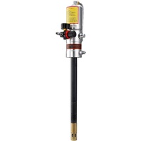 Grease Pump, 50:1 Pressure Ratio Air Operated Grease Pump with 3.88 m High Pressure Hose and Grease Gun, Pneumatic Grease Pump, Portable Lubrication G