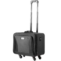 Rolling Makeup Train Case Large Storage 3 Tiers, Convenient Carry With Handle, Wheels, Strap, Professional Makeup Storage Organizer Box Make Up Carrie