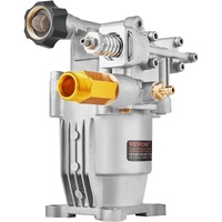 Pressure Washer Pump, 19 mm Shaft Horizontal, 3400 PSI, 2.5GPM, Replacement Power Washer Pumps Kit, Parts Washer Pump, Compatible with Honda, Simpson,