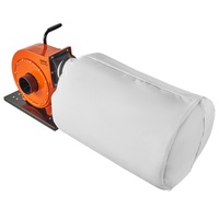 Dust Collector, 1HP 460 CFM Air Flow, Rolling Dust Collector with 80L Large Dust Collection Bag, 2.5 Micron Bag Filtration, Industrial Workshop Mobile