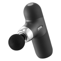 Massage Gun Deep Tissue, Percussion Muscle Massager for Athletes - with 4 Speed Levels & 4 Massage Heads, 7.4V 2500mAh Batteries, Handheld Mini Massag