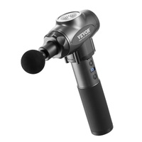 Massage Gun Deep Tissue, Percussion Muscle Massager for Athletes - with 9 Speed Levels & 6 Massage Heads, 24V 2500mAh Batteries, Handheld Electric Mas