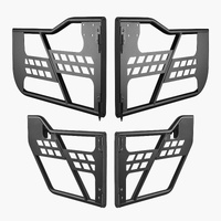 Jeep Tube Doors, 4-Door, Hunting Style Jeep Tubular Door with Heavy-Duty Hinges & OE Latch, Jeep Doors with Rubber Pads, Fit for 2018-2024 Jeep Wrangl