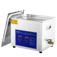 Ultrasonic Cleaner 10L Jewelry Cleaning with Digital Timer Ultrasonic Cleaning Machine for Jewellery Rings Watches Eyeglasses Dentures Coins Metal Par