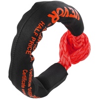 Synthetic Soft Shackle Rope, 2 Pack 12.7 x 558.8 mm 20 Ton Breaking Strength Recovery Tow Shackles with Extra 2 Sleeves and Storage Bag for UTV, ATV, 