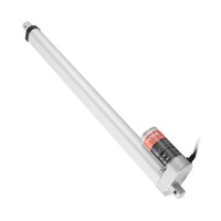 Linear Actuator 12V, 18 Inch High Load 330lbs/1500N Linear Actuator, 0.19"/s Linear Motion Actuator with Mounting Bracket and IP54 Protection