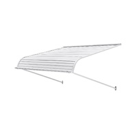 Aluminum Awning 1219 × 1066 mm, Durable Window Awning Door Canopy, Lightweight and Stable Aluminum Exterior Awnings Rain Snow Sunlight Protection for 