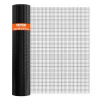 Hardware Cloth, 48'' x 50' Galvanized Wire Mesh Roll, 19 Gauge Chicken Wire Fence Roll, Vinyl Coating Metal Wire Mesh for Chicken Coop Barrier, Rabbit
