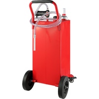 30 Gallon Fuel Caddy Portable Storage Tank 23.5 L/min with 180W Pump