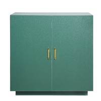 Cat Litter Box Enclosure, 80 cm Hidden Litter Box Cabinet, Wooden Indoor Cat Washroom with Ventilated Holes, Double-Door Kitty Pet House Furniture, En