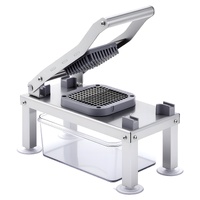 Vegetable Chopper Mandoline Slicer, All-in-1 Food Veggie Cutter with 8 Stainless Steel Blades, Cheese Grater Onion Potato Salad Dicer with Container,K