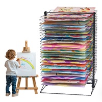 Art Drying Rack 50 Removable Shelves Painting Drying Rack for Classroom