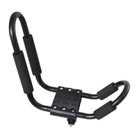 Kayak Roof Rack 2 Pairs J-Bar, Soft Roof Rack, Top Mount Tie Down, Carrier for kayak, Surf Board, Canoe, SUP, Ski Board, Mount on Car, SUV, Truck, 2 K
