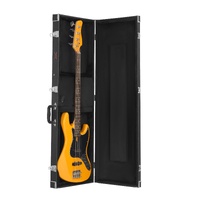 Bass Guitar Hard Case, 1220 mm Rectangular Guitar Hard Case, With Lock Latch Keys Handle, PVC Padding Soft Lining Water-Resistant Hard Shell Guitar Ca
