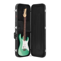 Electric Guitar Hard Case, 1095 mm Rectangular Guitar Hard Case, With Lock Latch Keys Handle, PVC Padding Soft Lining Water-Resistant Hard Shell Guita