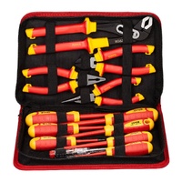 Insulated Screwdriver Set 12-Piece Insulated Tool Set for Electricians