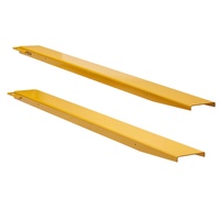 Pallet Fork Extensions, 1820 mm Length 140 mm Width, Heavy Duty Steel Fork Extensions for Forklifts, 1 Pair Forklift Extensions, Industrial Forklift F