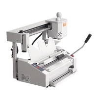 Thermal Binding Machine, 400 Sheets Capacity Hot Glue Binding Machine, Thermal Book Binder 50mm Binding Thickness A3(Short Edge)/A4/A5 Document with M