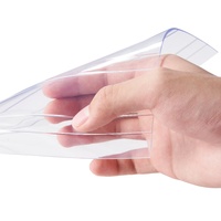 Strip Curtain, 3048 cm L x 30.5 cm W x 3 mm Thickness, Clear Ribbed PVC Curtain Strip Door Bulk Roll, Plastic Door Strips for Doorway of Supermarket, 