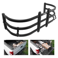 Truck Bed Extender, Aluminum Retractable Tailgate Extender, 131cm-162.6cm Adjustable Length, Fits for Ridgeline, Tacoma, Gladiator, Colorado/Canyon, F