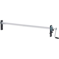 Hand Crank Tarp Roller Kit, 1.6-2.6 m Wide, Aluminum Alloy, Manual Cab Level Dump Truck Tarp Roller with 17.8 cm Sponge-Wrapped Handle, Perfect for Du