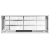 Air Conditioner Wall Sleeve 42 in with Exterior Grille Wall AC Sleeve