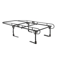 Truck Ladder Rack, 1000 LBS / 454 KG Strong Capacity Truck Racks, Non-Drilling / Drilling Installation for Long or Heavy Cargo, 43.3-63 inch Adjustabl