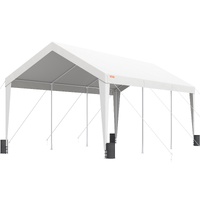 Carport Car Canopy Garage Shelter Tent 10x20ft with 8 Poles for Auto Boats