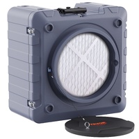 Air Scrubber with 3-Stage Filtration, Stackable Negative Air Machine 550 CFM, Air Cleaner with MERV10, Carbon, H13 HEPA, for Home, Industrial and Comm