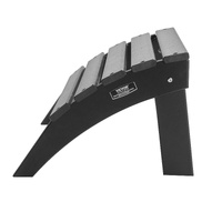 Adirondack Ottoman, 47.5L x 50W x 33H cm HDPE Plastic Folding Adirondack Ottoman, Weather-Resistant Foot Rest for Adirondack Chair, Widely Used for Ou